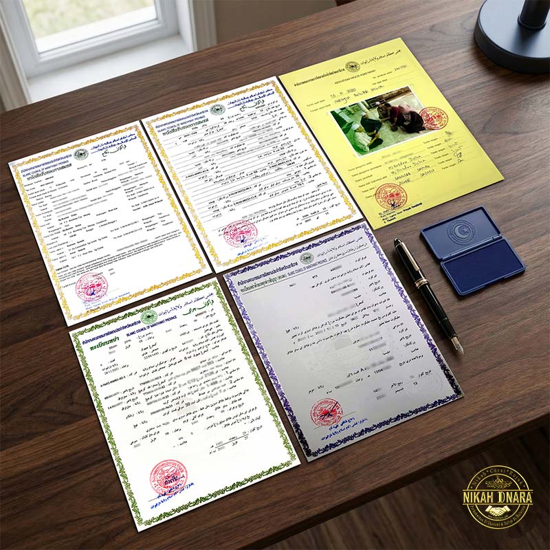 urusan dokumentasi khas Cabutan Sijil Nikah Asal Narathiwat Ganti Hilang