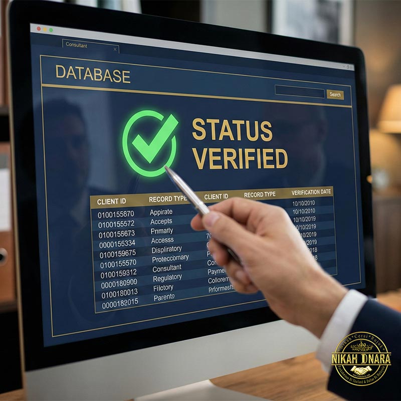 Sijil Nikah Thailand Hilang - Carian Rekod & Semakan Status